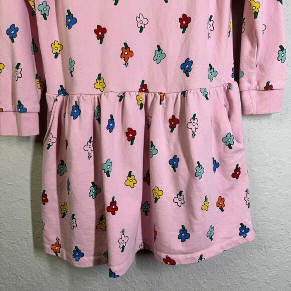 HANNA ANDERSSON Dress Girls 12 (150) Novelty Blossom Print w/Hoodie & Pockets - Picture 5 of 8